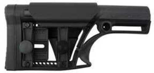 Luth-AR MBA-1 Fixed Stock Fits AR-15 & AR-10 Rifle Length A2 Buffer Tube Black Adjustable Cheek Piece and of Pull